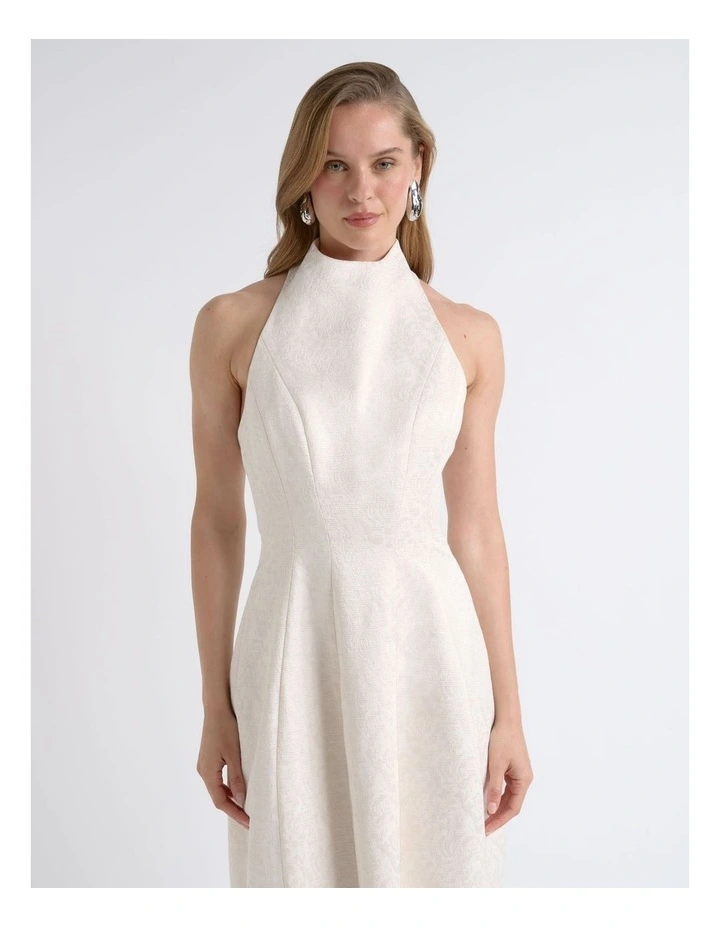 Jacquard Tulip Midi Dress image 3
