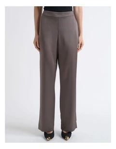 Satin High Waisted Pant