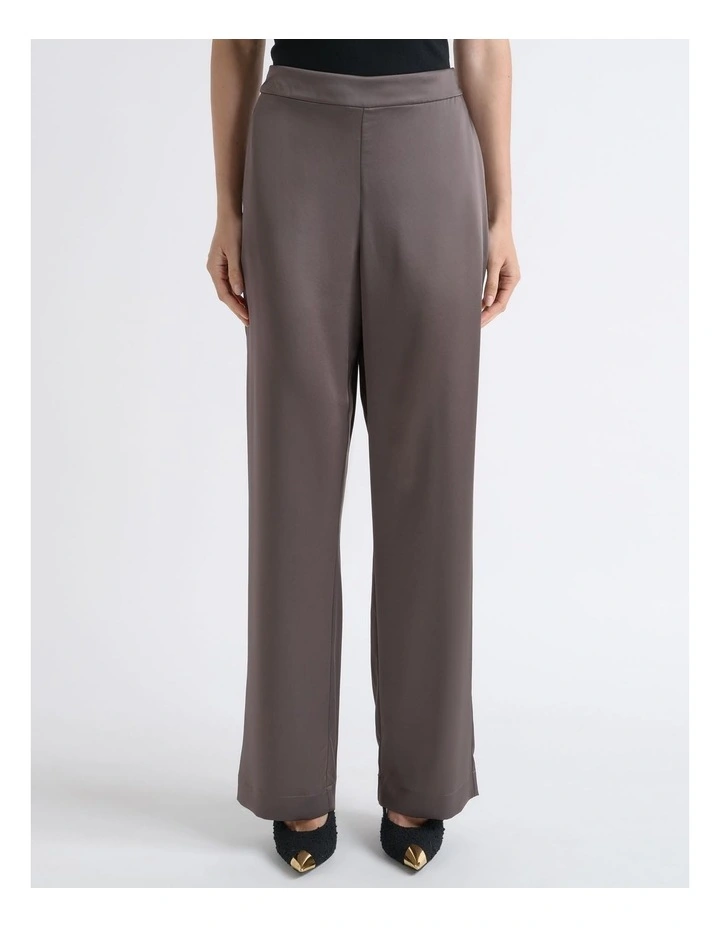 Satin High Waisted Pant image 1