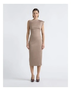 One Shoulder Sculptural Dress