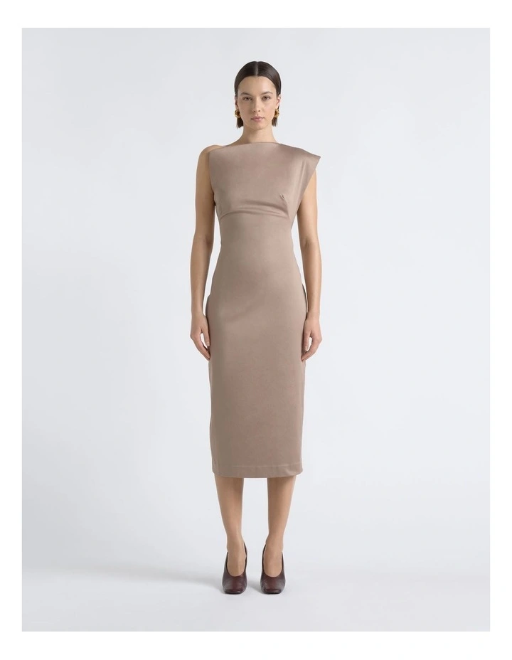 One Shoulder Sculptural Dress image 1