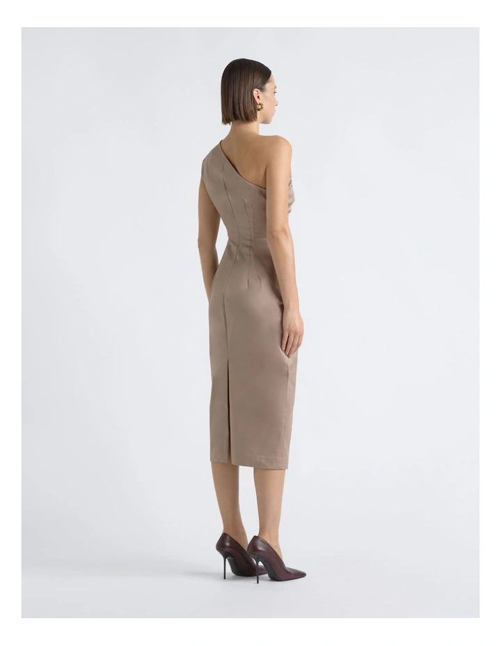 One Shoulder Sculptural Dress image 2