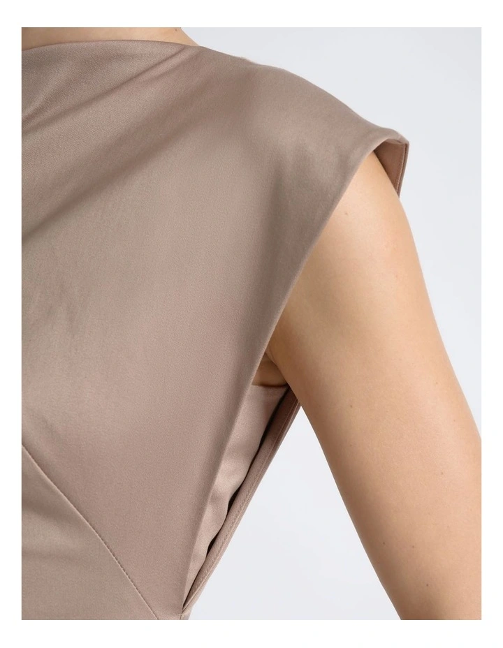 One Shoulder Sculptural Dress image 4