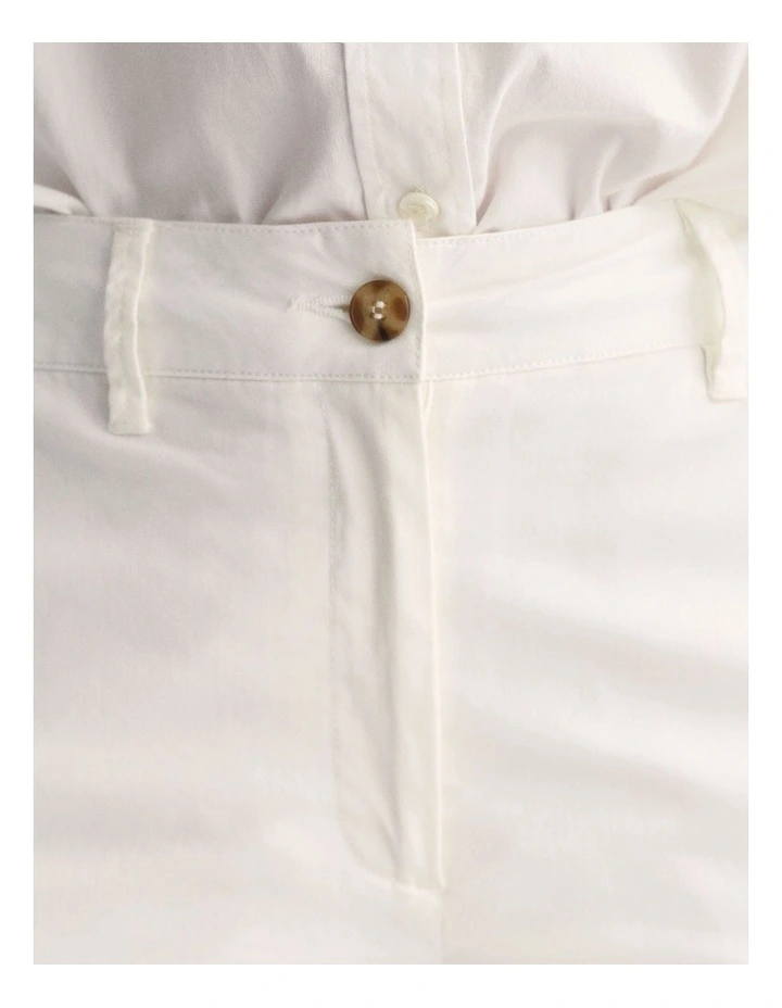 Slim Chinos in Eggshell image 3