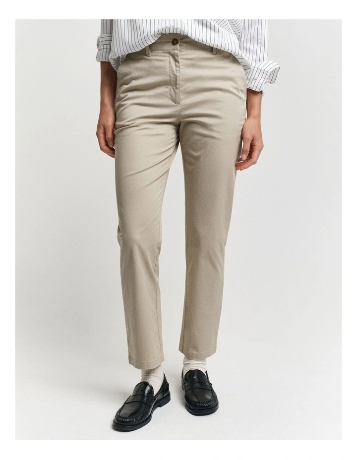 Slim Chinos in Dry Sand image 1