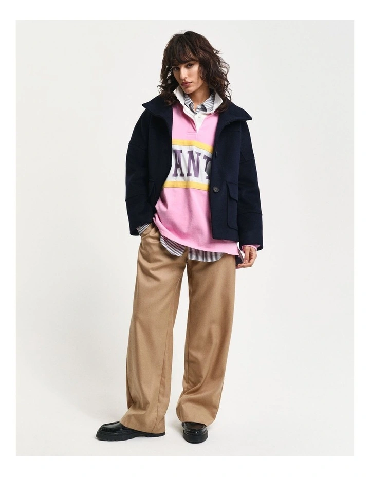 Pull-On Pants in Warm Khaki image 1