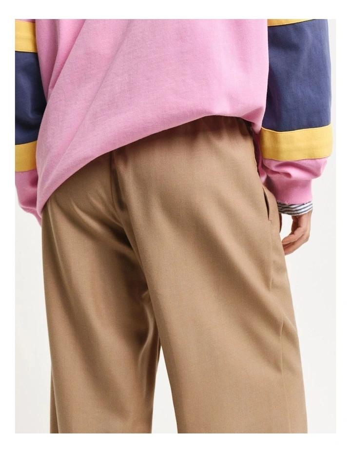 Pull-On Pants in Warm Khaki image 4