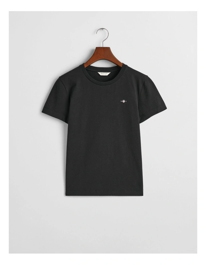 Regular Shield Short Sleeve T-shirt in Black image 4