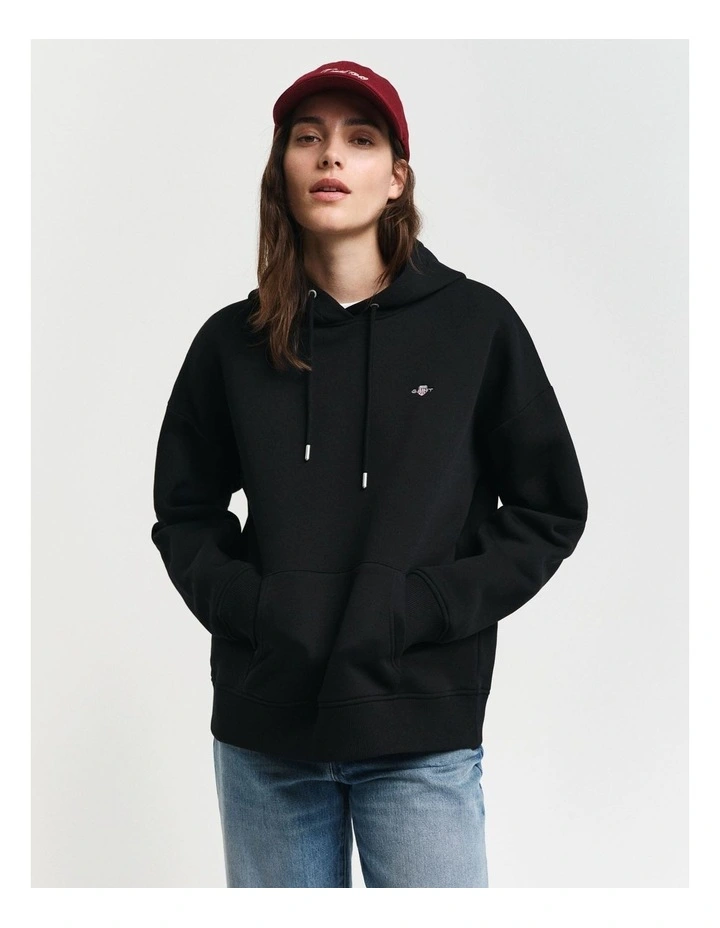 Shield Hoodie in Black image 1