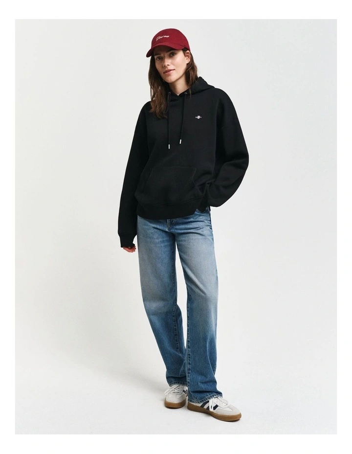 Shield Hoodie in Black image 3