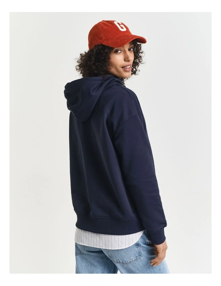 Shield Hoodie in Evening Blue image 2