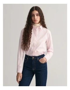 Regular Fit Gingham Poplin Shirt