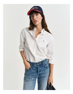 Regular Oxford Shirt in White