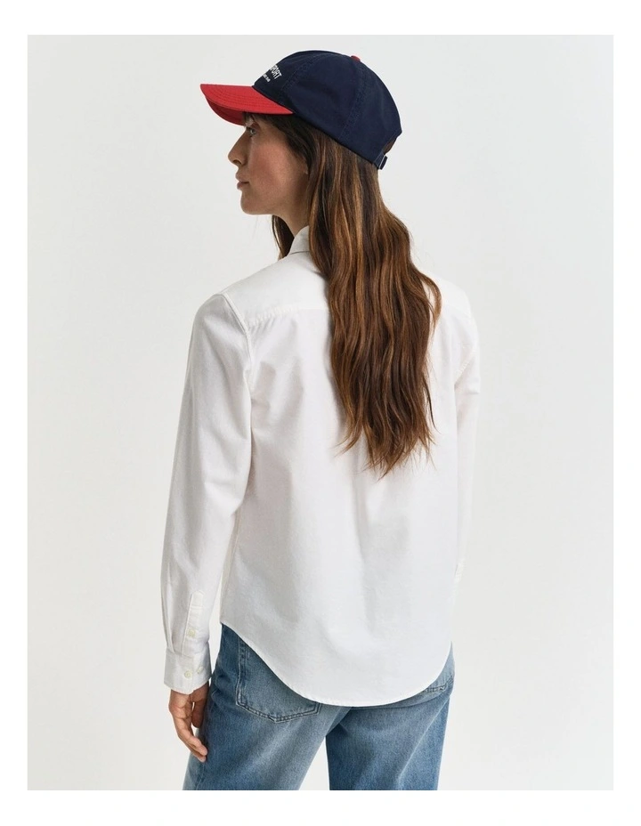 Regular Oxford Shirt in White image 2