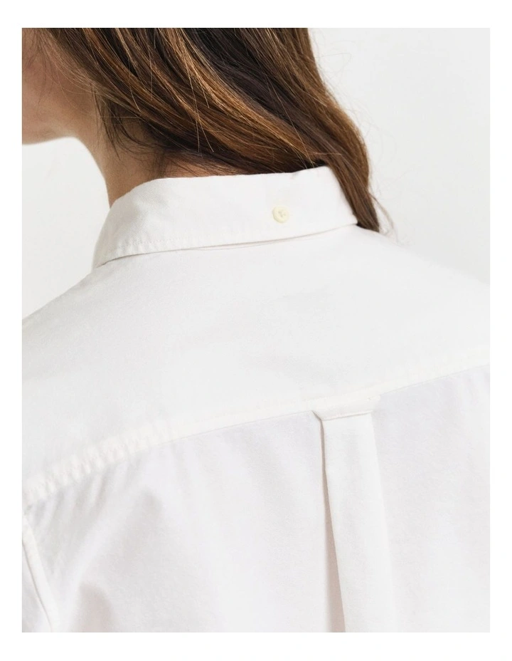 Regular Oxford Shirt in White image 4