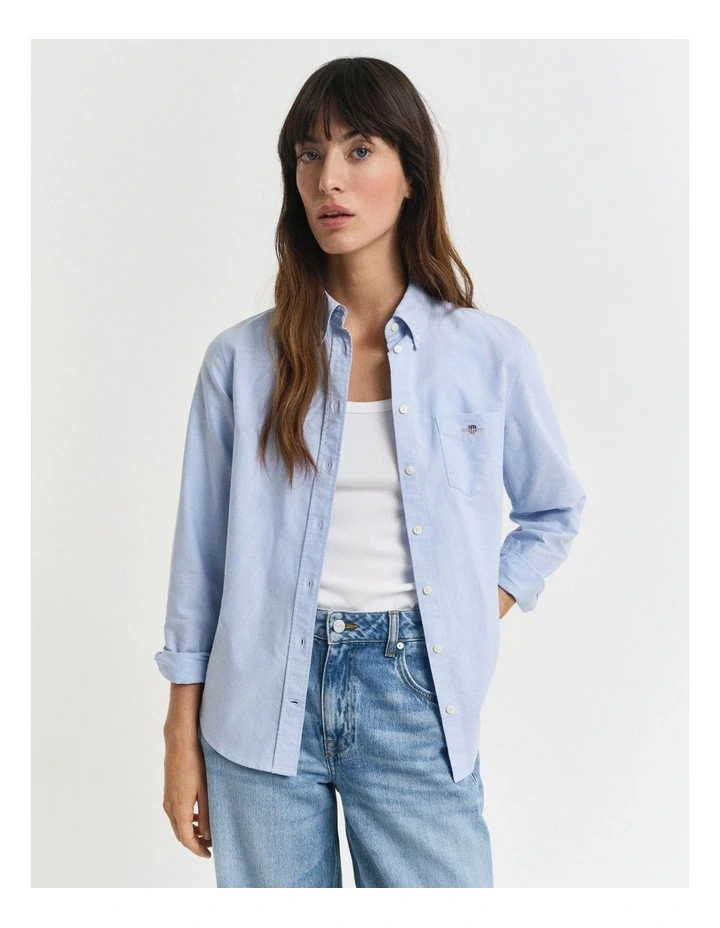 Regular Oxford Shirt in Light Blue image 1