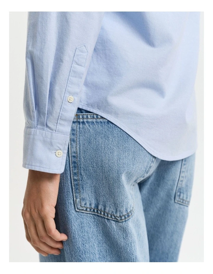 Regular Oxford Shirt in Light Blue image 4