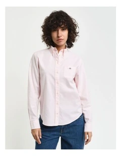 Regular Oxford Shirt in Light Pink