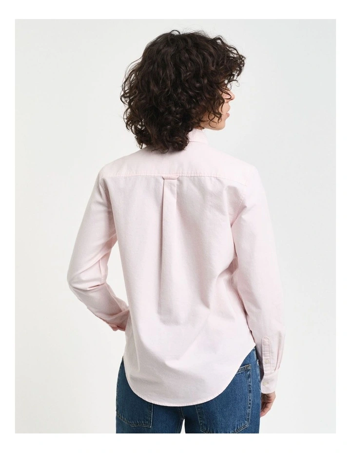 Regular Oxford Shirt in Light Pink image 2