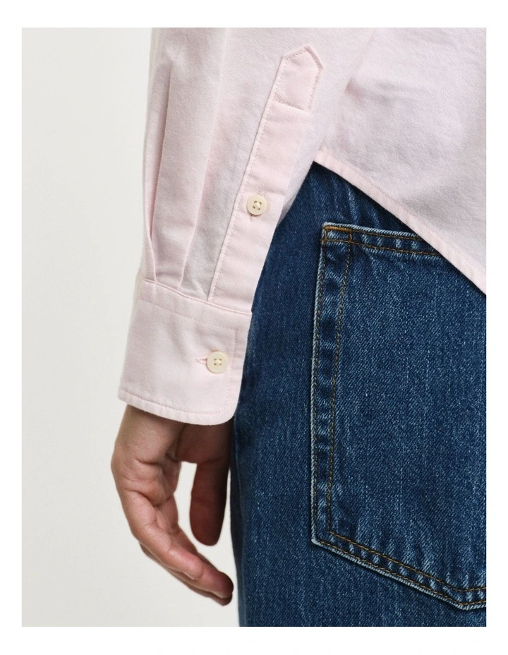 Regular Oxford Shirt in Light Pink image 5