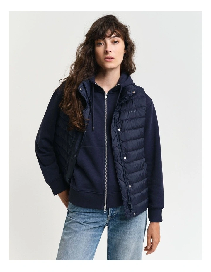 Light Down Vest in Evening Blue image 5