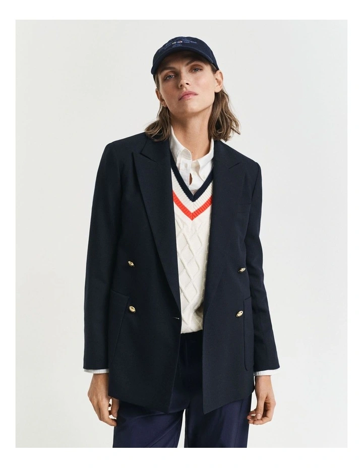 Regular Club Blazer in Evening Blue image 1