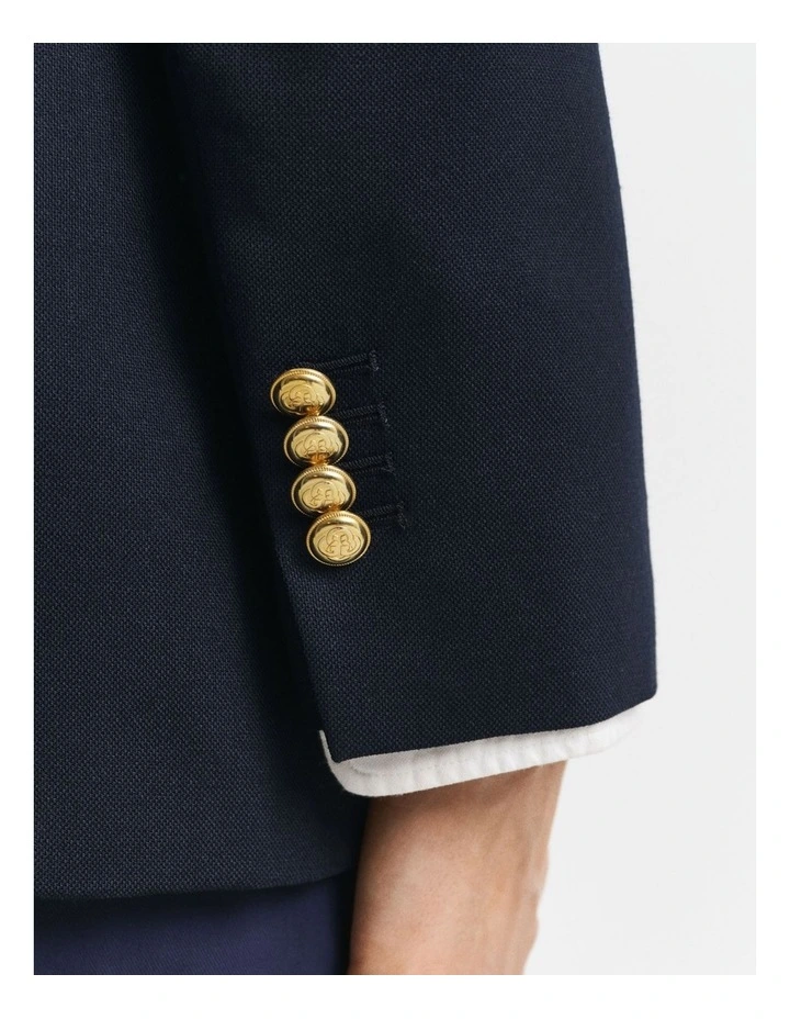 Regular Club Blazer in Evening Blue image 4