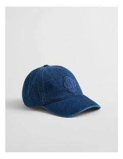 Denim Cap in Mid Blue