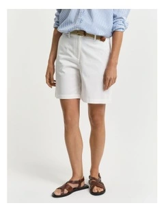 Chino Shorts in Eggshell
