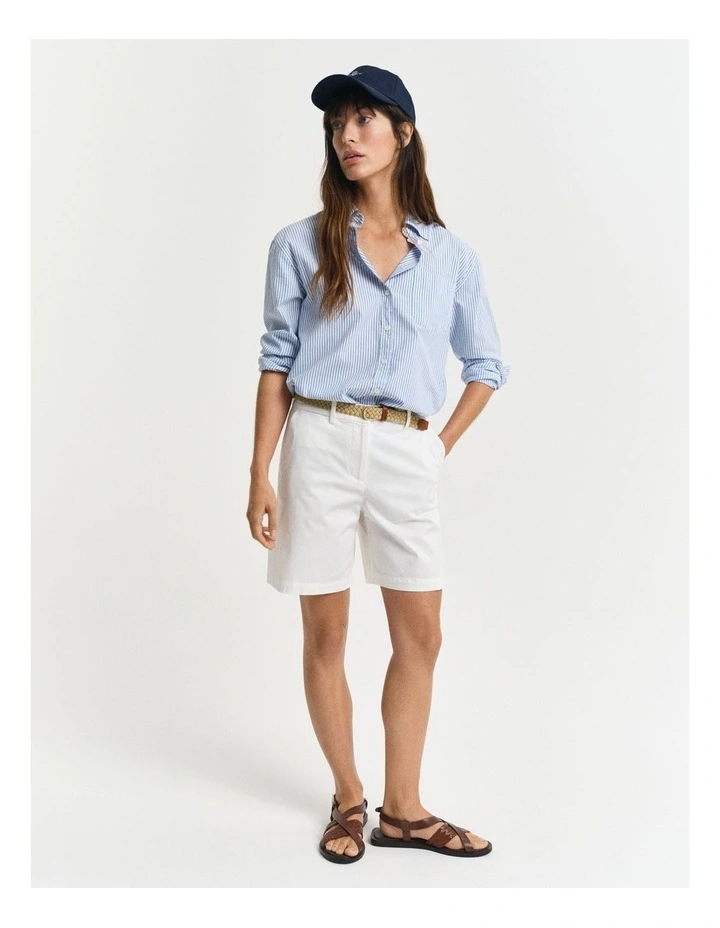 Chino Shorts in Eggshell image 3