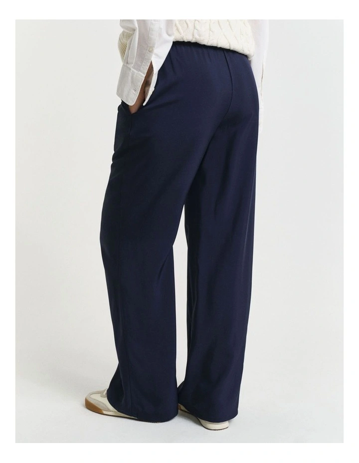 Relaxed Fit Drawstring Pants in Evening Blue image 2