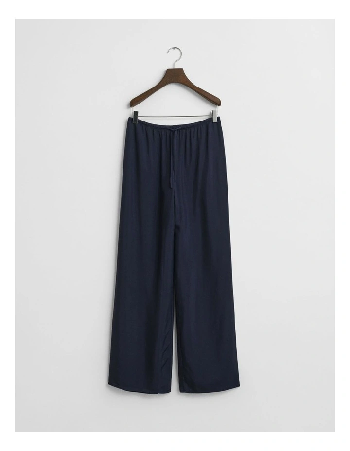 Relaxed Fit Drawstring Pants in Evening Blue image 4