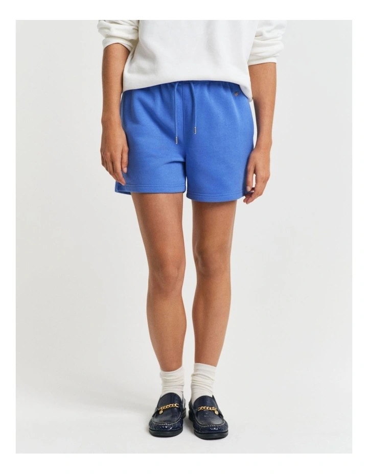 Regular Fit Shield Shorts in Perfect Blue image 1