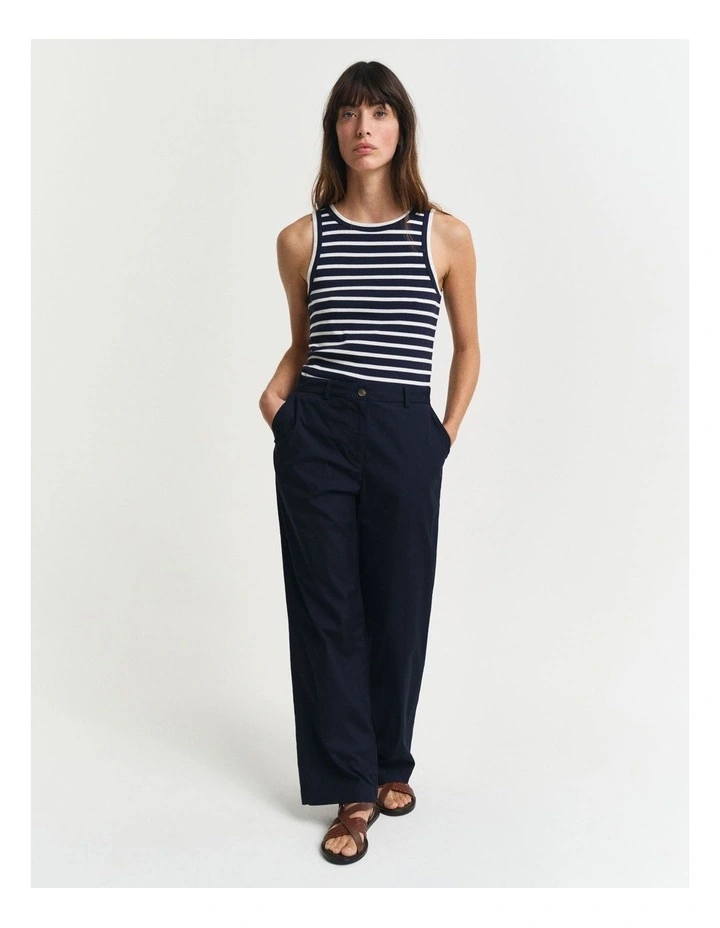 Striped Tank Top in Evening Blue image 3