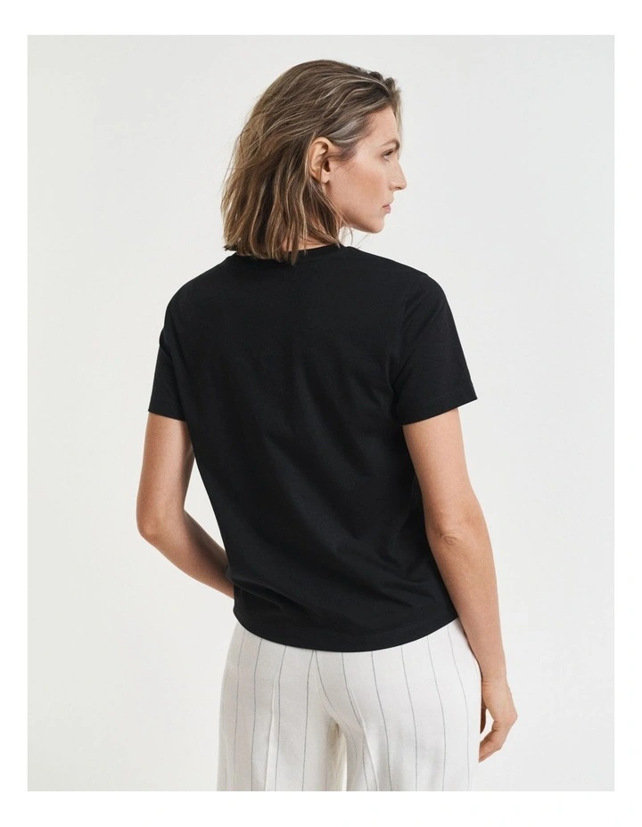 Archive Shield T-shirt in Black image 2