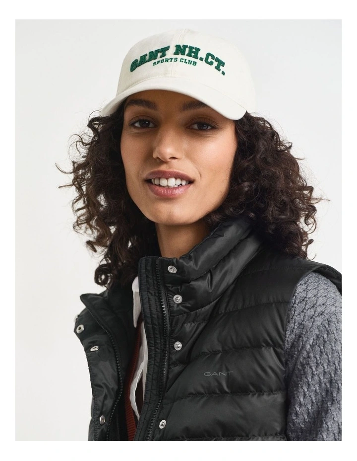 Light Down Vest in Black image 4