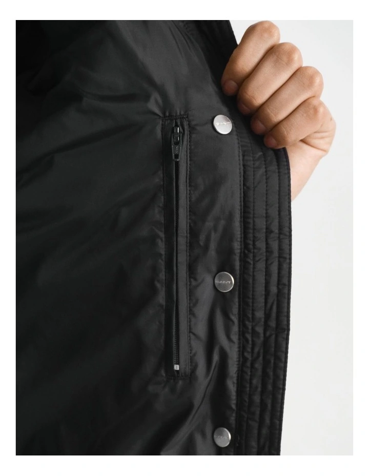 Light Down Vest in Black image 5