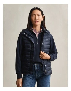 Light Down Vest in Evening Blue