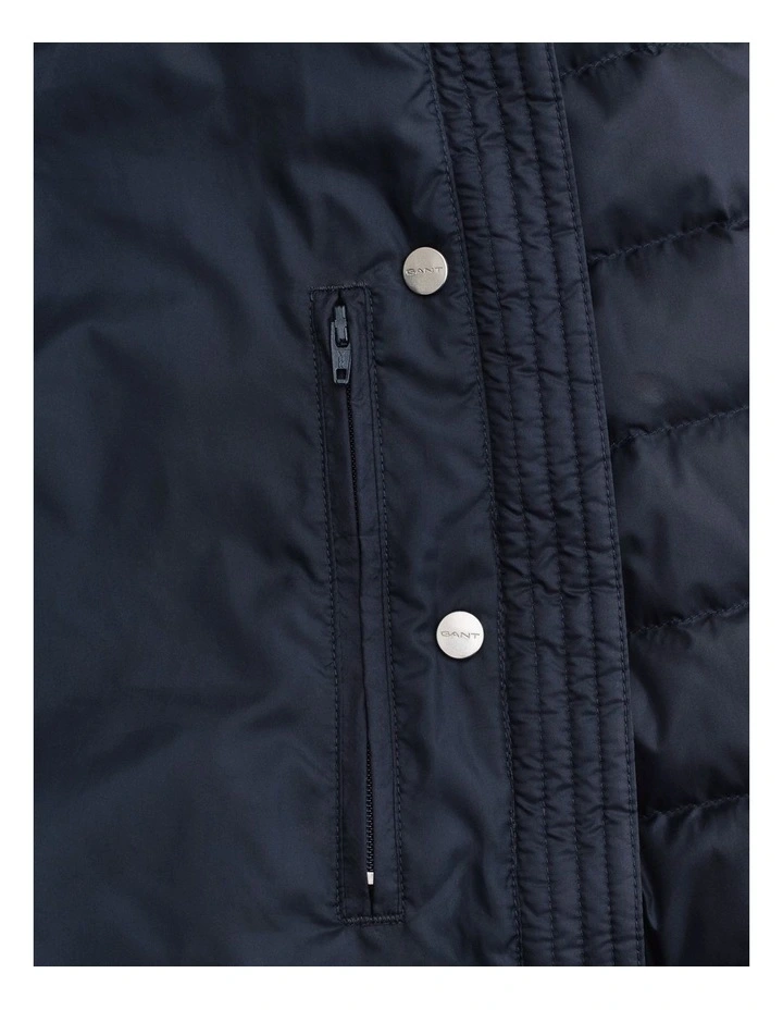 Light Down Vest in Evening Blue image 7