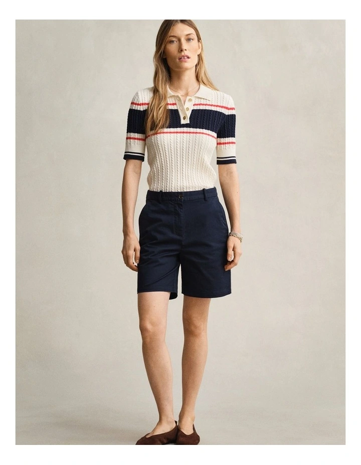 Chino Shorts in Evening Blue image 6