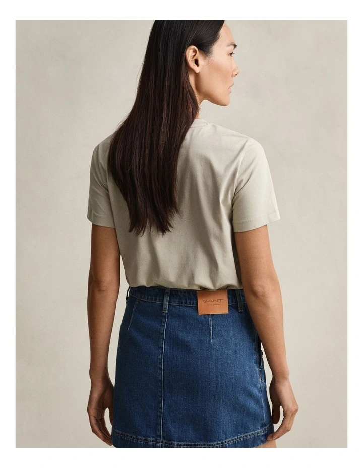 Shield T-Shirt in Country Beige image 2