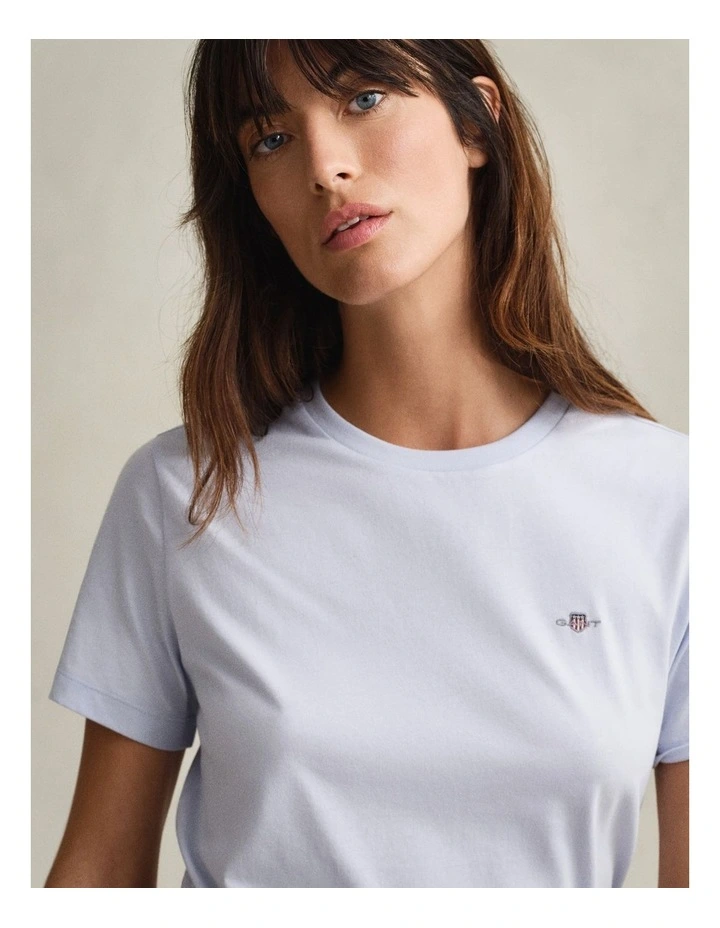 Shield T-Shirt in Light Blue image 3
