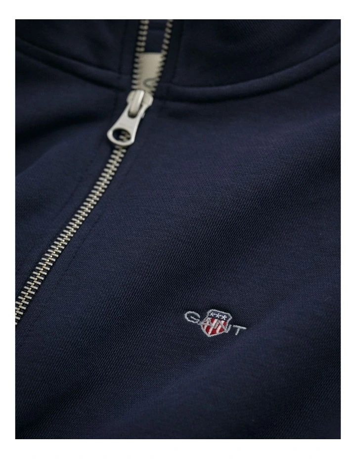 Shield Half Zip Sweatshirt in Evening Blue image 4
