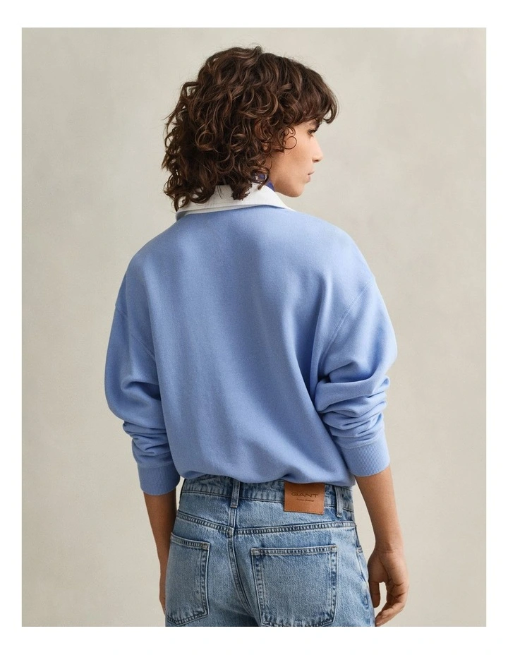 Rugger Sweatshirt in Palace Blue image 2
