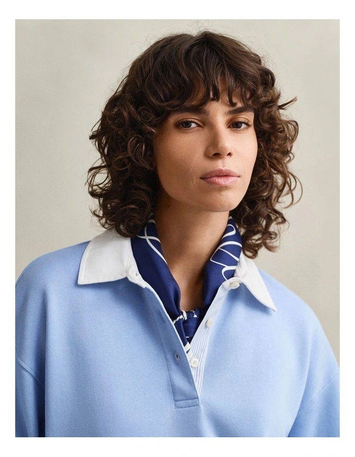 Rugger Sweatshirt in Palace Blue image 3