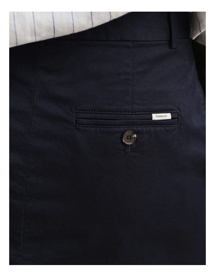 Chino Skirt in Evening Blue image 3