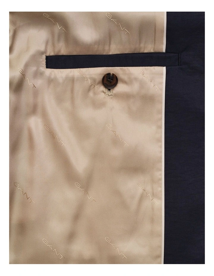 Short Car Coat in Evening Blue image 5