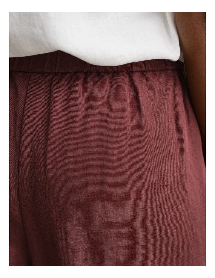 Linen Blend Pants in Fresh Soil image 3