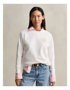 Rope Graphic Sweatshirt in Eggshell