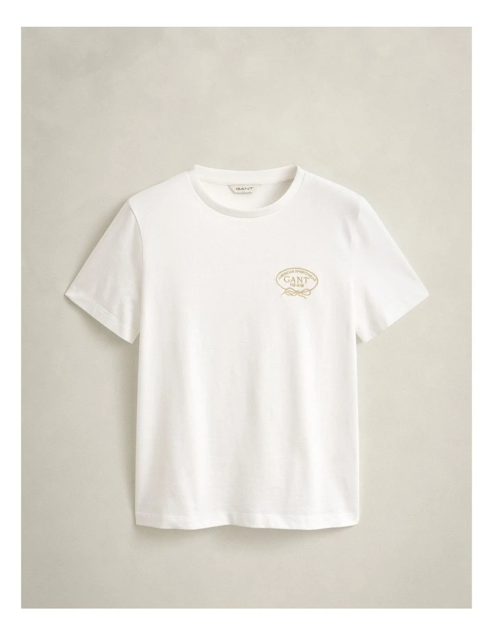 Rope Graphic T-Shirt in Eggshell image 5